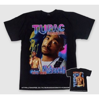 [S-5XL]เสื้อ 2pac tupac shakur / all eyes on me ป้าย Rock Yeah,