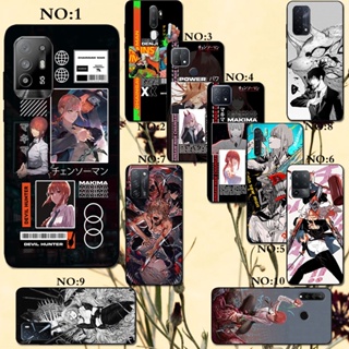 เคสโทรศัพท์มือถือ ซิลิโคน TPU กันกระแทก ลายอะนิเมะ Chainsaw Man มีลายด้านข้าง สําหรับ OPPO A15 A15S A16 A32 A53 A53S A36 A76 A96 A52 A72 A92 4G