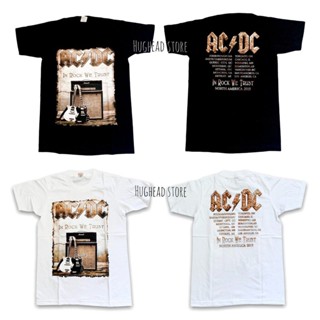 เสื้อยืดแขนสั้นAC015 เสื้อยืดวงร็อค ACDC เอซีดีซี เสื้อวง เสื้อยืดเอซีดีซี เสื้อวินเทจ เสื้อยืดผ้าฝ้ายคอกลมS-5XL