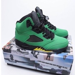 9aow Nike air Jordan AJ5 "Oregon Ducks" รองเท้าผ้าใบลําลอง สําหรับผู้ชาย ผู้หญิง เหมาะกับการเล่นบาสเก็ตบอล 2022