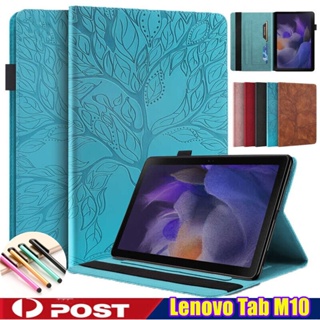 เคสแท็บเล็ตหนัง ฝาพับ กันกระแทก พร้อมขาตั้ง สําหรับ Lenovo Smart Tab M10 TB-X605F Tab M10 TB-X505F 10.1 นิ้ว