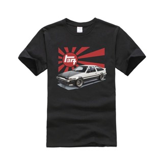 ขายดี เสื้อยืดลําลอง แขนสั้น พิมพ์ลาย Toyota AE86 Corolla Levin Sprinter Trueno Drifting s APohpe19GBfccc67 เข้าได้กับทุ