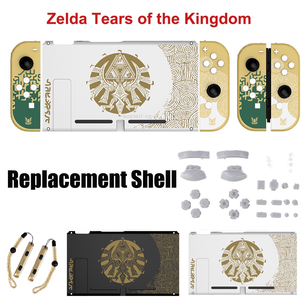 เคสด้านหลัง แบบเปลี่ยน สําหรับ Zelda Tears of the Kingdom Limited Edition Nintendo Switch DIY