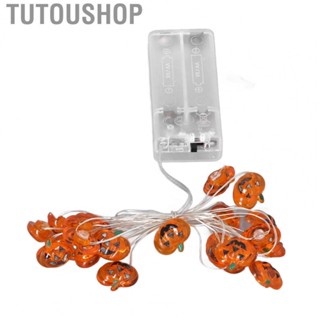 Tutoushop Pumpkin Lights String 2m Long 20pcs  Copper Wire DIY  Powered Dec YU