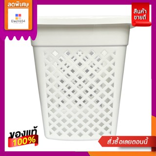 โลตัส ตะกร้าเหลี่ยมสีขาว ขนาด SLOTUSS BASKET SQUARE WHITE SIZE S