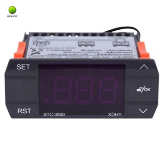 Stc-3000 110V-220V 30A เทอร์โมสตัทควบคุมอุณหภูมิดิจิทัล แบบกด พร้อมเครื่องมือควบคุมเซนเซอร์