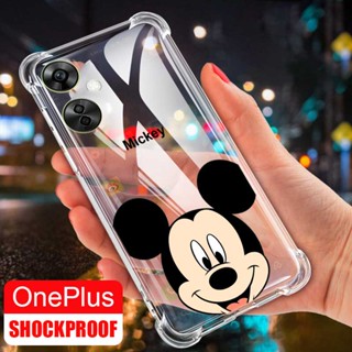 Realme C53 C55 C30S C30 เคสซิลิโคน TPU ใส ป้องกันอากาศ กันกระแทก การ์ตูนมิกกี้ เคสซิลิโคน บาง คริสตัล