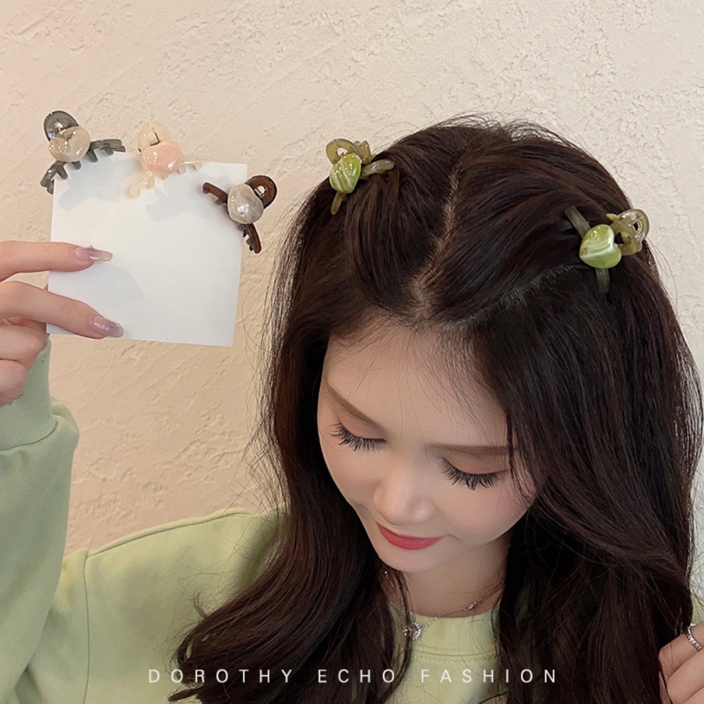 A HELLO GIRL กิ๊บติดผมอะคริลิค ขนาดเล็ก ระดับไฮเอนด์ แบบเรียบง่าย สําหรับผู้หญิง ราคา ถูกที่สุด ดีลบีเคเค แกลเลอรีภาพที่ 2