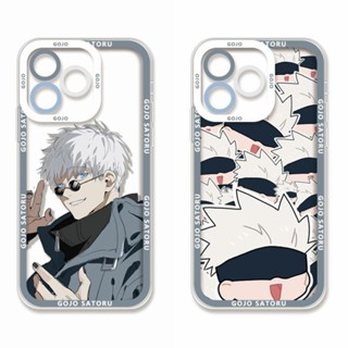 เคสโทรศัพท์มือถือ ซิลิโคน TPU ใส กันรอยกล้อง ลาย Jujutsu Kaisen Gojo Satoru สําหรับ Samsung Galaxy A13 4G A20S A21S A30 A31 A23 A22 5G A02 A03S A10S A10 A11 A04S