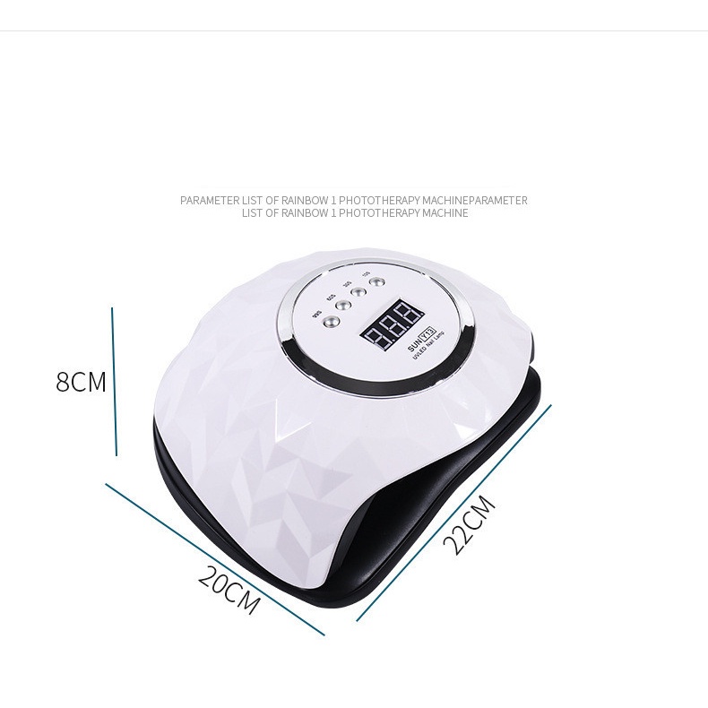 🔥SUN Y13 245W UV/LED เครื่องอบเล็บเจล ไฟสีชมพู มือไม่ดำ เครื่องอบเล็บ ตอบสนองความต้องการของร้านทำเล็บ ไฟ LED 66 - รูปที่ 5