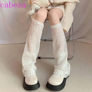 CABEZA Wide Leg Warmers Summer Japanese Lace Horn Type Socks Costume Accessories Girls Lolita Foot Cover