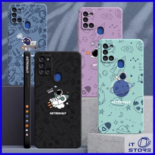 เคส Samsung A21S Soft Case Creative เคส Samsung A21S Case Silicone Case เคส Samsung A21S Astronaut Case Cartoon Case 2C-SS