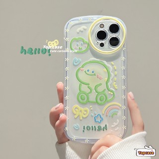 เคสโทรศัพท์มือถือ แบบนิ่ม ลายไดโนเสาร์ สีเขียว สําหรับ Redmi 12C 10C 10A 10 9A 9C 9 9T Note 11s 10s 9s 11 10 9 8 Pro Xiaomi Poco X3 NFC X3Pro M3 X3 Mi 11T Pro