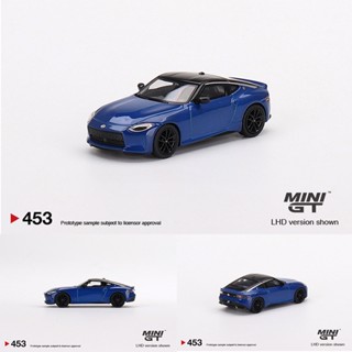 โมเดลรถยนต์ ขนาดเล็ก GT 1:64 400 Z Performance 2023 Seiran Blue Diecast Diorama 453 ของเล่นสําหรับเด็ก