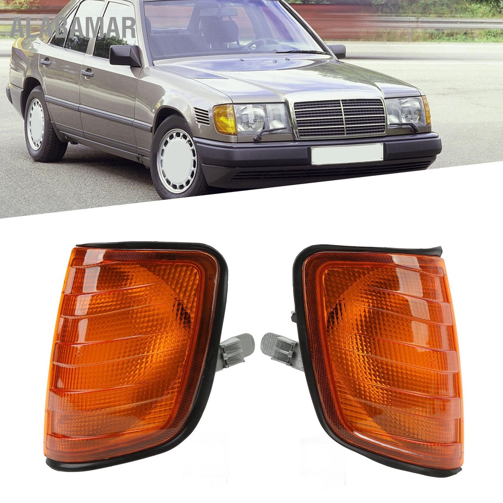 ALABAMAR ไฟเลี้ยวหน้ามุมไฟเลี้ยวสำหรับ E Class W124 1984-1995 สีเหลือง