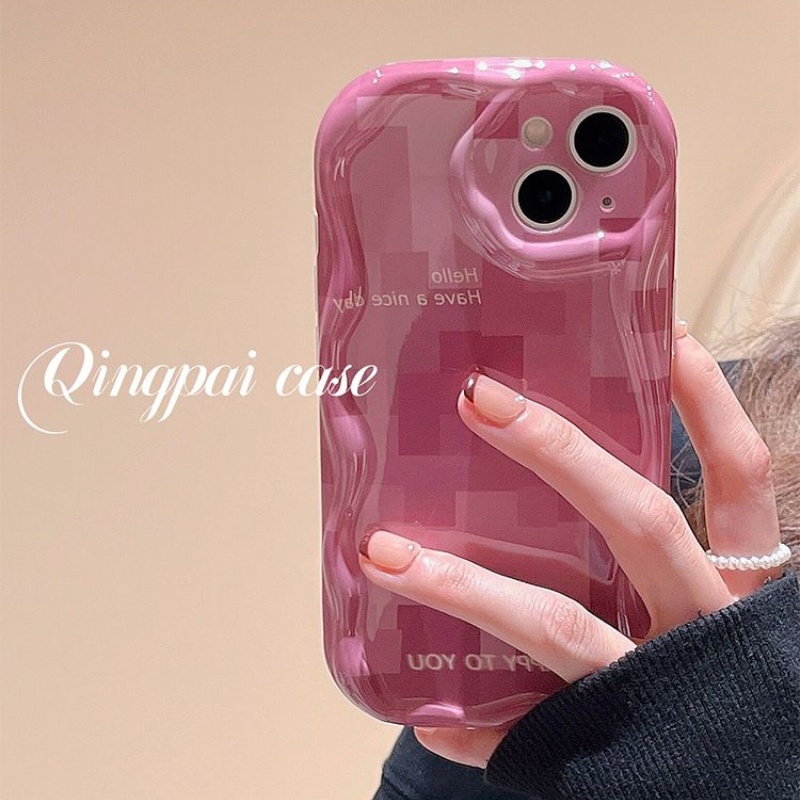 เคสโทรศัพท์มือถือ กันกระแทก ป้องกันกล้อง ลายเด็กผู้หญิง มินิมอล สีชมพู สําหรับ Iphone 11 Pro Max 12 13 14 Pro Max 6 6sPlus 7 8 Plus SE2020 12 13 Mini XR XS Max XS Plus Max