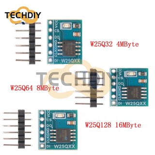 โมดูลหน่วยความจําแฟลช W25Q32 W25Q64 W25Q128 4M-16MByte SPI อินเตอร์เฟซ BV FV STM32