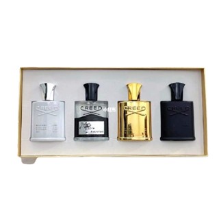 (30ml * 4) Creed perfume sample 4-piece gift box Creed Faith กล่องของขวัญน้ําหอม ตัวอย่าง สี่ชิ้น สําหรับผู้ชาย 30 มล. * 4