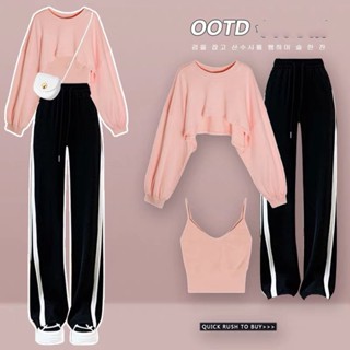 แฟชั่นสบาย ๆ กีฬาเสื้อยืดแขนยาวแบบใหม่
