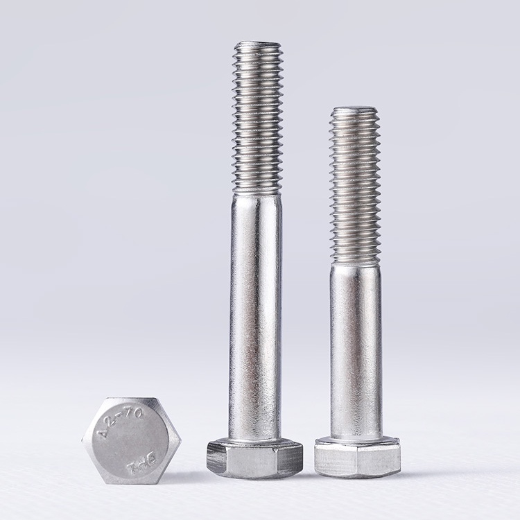 [YMH1] (เธรดครึ่ง) สกรูหัวหกเหลี่ยม น็อตสกรูหัวหกเหลี่ยม น็อต สกรู หัว 6 เหลี่ยม โบลท์ สแตนเลส 304 เกลียวมิล ตลอด หยาบ M6/M8/M10 / Hexagon Head Screw/ Bolt half threaded - รูปที่ 3