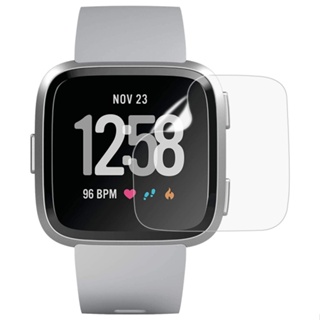 มาใหม่ ฟิล์มไฮโดรเจลนิ่ม กันรอยหน้าจอ สําหรับ Fitbit Versa