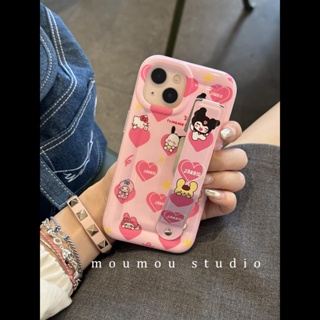 เคสโทรศัพท์มือถือ กันกระแทก พร้อมสายคล้องข้อมือ สไตล์เกาหลี ญี่ปุ่น สําหรับ Apple Iphone 14promax 13 12 11 14pro 13pro 14