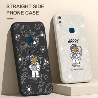 เคสโทรศัพท์มือถือ ซิลิโคน TPU ลายการ์ตูนหนูอวกาศแฮปปี้ สําหรับ VIVO Y02s Y02 Y16 4G B1K644L