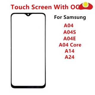 อะไหล่ซ่อมแซมหน้าจอสัมผัส LCD และ OCA สําหรับ Samsung Galaxy A24 A14 A04 A04S A04E Core