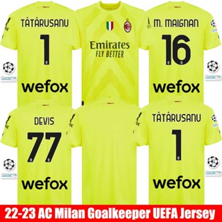 เสื้อกีฬาแขนสั้น ลายทีมชาติฟุตบอล Milan SY3 2022-2023 AC พลัสไซซ์ YS3