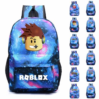 กระเป๋าเป้สะพายหลังลําลอง ลายการ์ตูน Roblox Starry Sky คุณภาพสูง สําหรับเด็ก และผู้ใหญ่