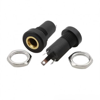 New Arrival~Audio Jacks Jacks Mount Panel Plastic Socket Solde Stereo 2.1x1cm 3 Pole