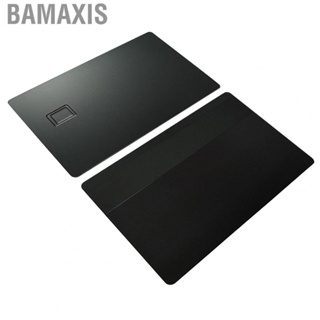 Bamaxis Metal Business Card  Fine Crafted Matte Black Blank DIY Credit for Debit