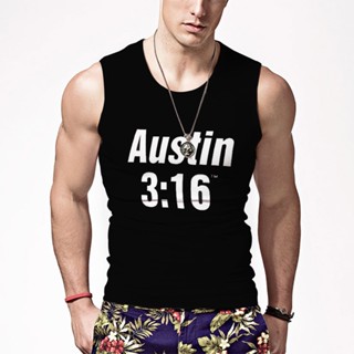 ขายดี WWE เสื้อกล้ามกีฬาลําลอง รัดรูป ลายหินโคลด์ ออสติน 3:16 แฟชั่นฤดูร้อน สําหรับผู้ชาย 2023