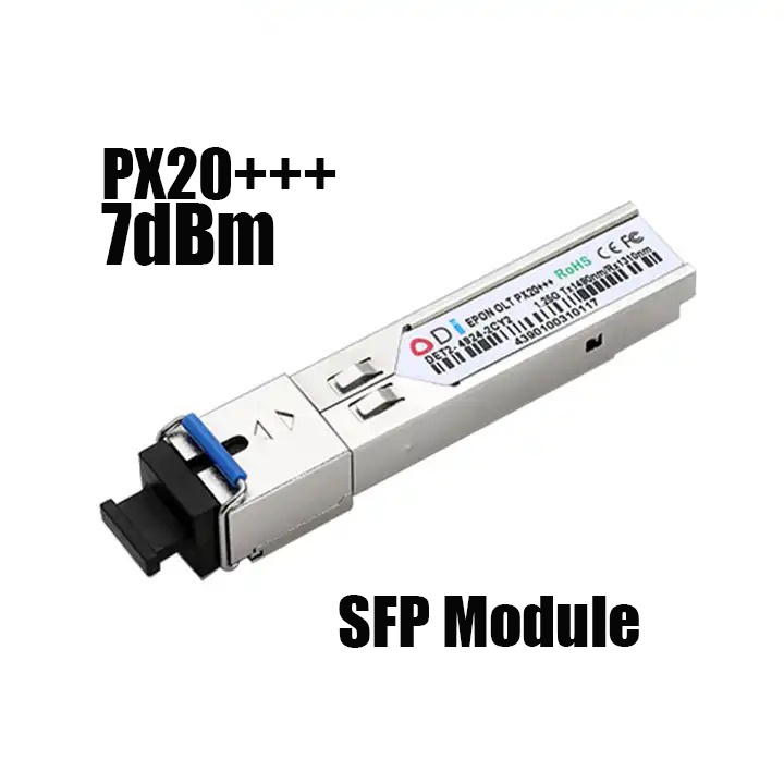 HSGQ EPON OLT SFP 7dBm PX20+++ 1.26Gbps 20Km 1490nm/1310nm