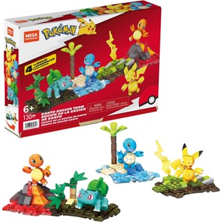 Kanto Region Team (แบบประกอบ) ของแท้ JP - Mega Construx [เลโก้โปเกมอน] (4 ตัว)