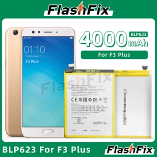 FlashFix For  F3 Plus High Quality Cell Phone Replacement Battery BLP623 4000mAh