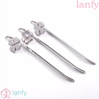 Lanfy ที่คั่นหนังสือโลหะแบบพกพาสําหรับโรงเรียน