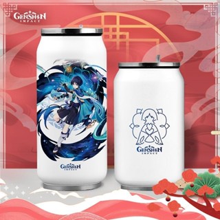 ★Genshin Impact★ใหม่ แก้วน้ํา ลายการ์ตูนอนิเมะ Graffiti Klee Ayaka Scaramouche Raiden 2023