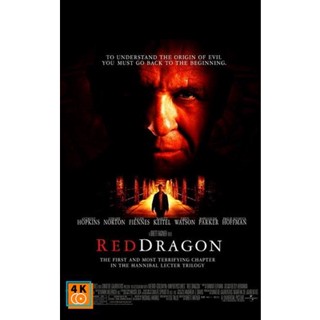 หนัง DVD ออก ใหม่ Hannibal 3 Red Dragon (2002) ฮันนิบาล ภาค 3 กำเนิดอำมหิต (เสียง ไทย/อังกฤษ ซับ ไทย/อังกฤษ) DVD ดีวีดี