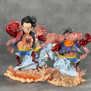 โมเดลฟิกเกอร์ PVC รูปการ์ตูนอนิเมะ One Piece Luffy ขนาด 12.5 ซม. เหมาะกับของขวัญ ของเล่นสําหรับเด็ก