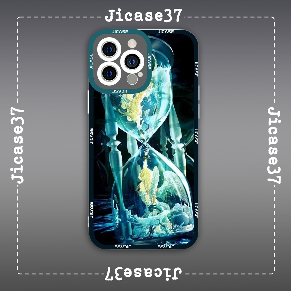 Jicase Square Edge iphone Case Cat Rin x Len นาฬิกามังงะอะนิเมะญี่ปุ่น