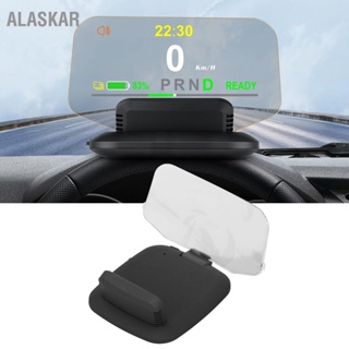 Alaskar เครื่องวัดความเร็วลม Gps Obd2 12V พร้อมแผ่นกันลื่น สําหรับ Tesla Model 3 Y