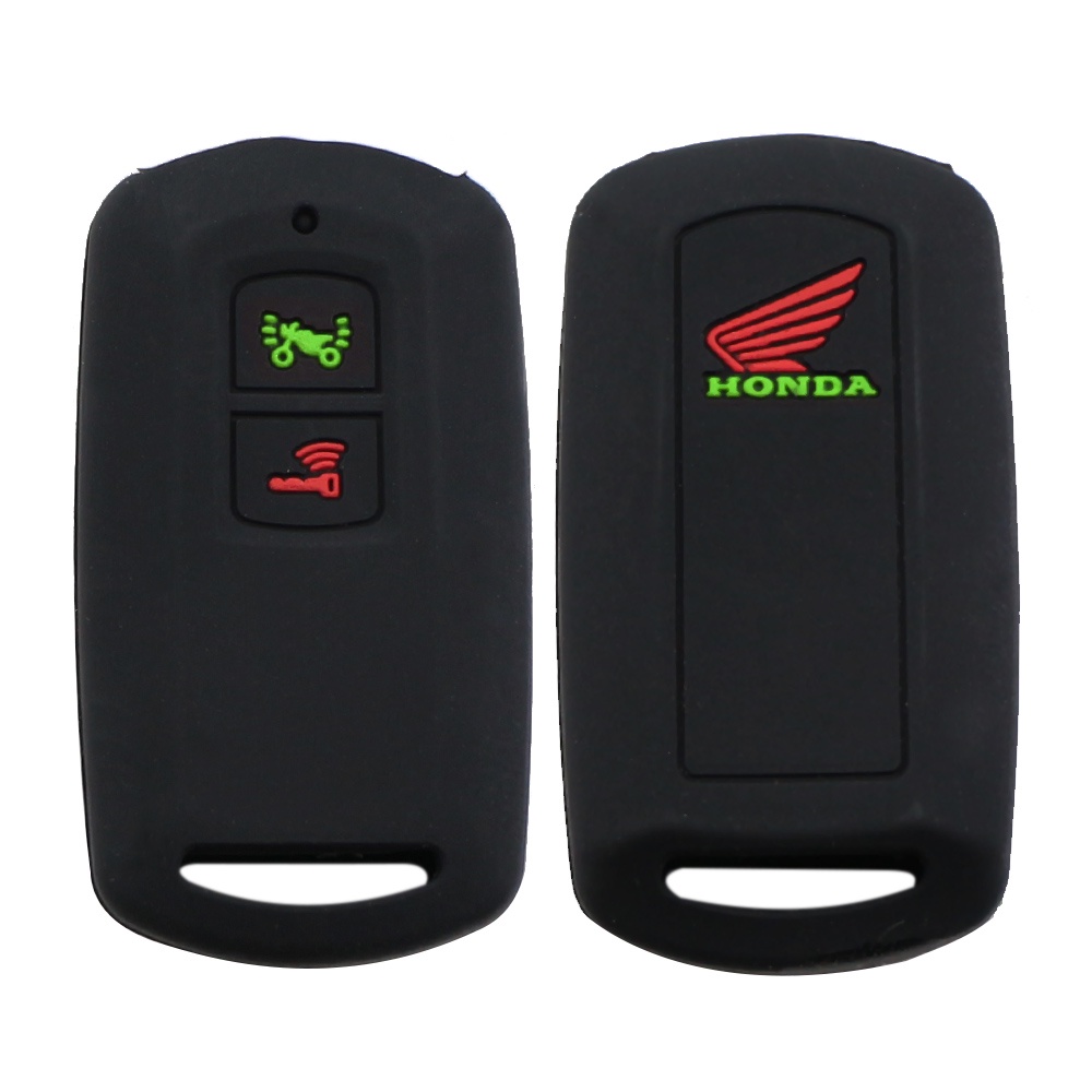 ซิลิคอนสมาร์ทคีย์ป้องกันกรณี 2 ปุ่มออกแบบสําหรับ HONDA VARIO LEAD SH125/150 / 300 PCX PXC Air Blade 2018