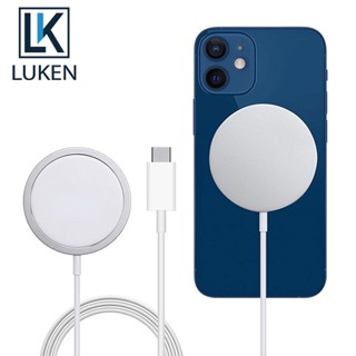 Luken Qi 15W เครื่องชาร์จไร้สาย ชาร์จเร็ว ที่ชาร์จมือถือ ชาร์จแม่เหล็ก