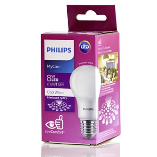 อุปกรณ์หลอดไฟ Philips หลอดไฟ ฟิลิปส์ MyCare LED Bulb 8W E27