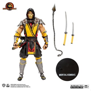 [ของแท้ พร้อมส่ง] ข้อต่อขยับได้ McFarland Mortal Kombat 11 Scorpion 23 ซม.