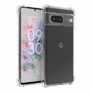 เคสซิลิโคนใส กันกระแทก พร้อมมุมเสริม สําหรับ Google Pixel 4a 4 XL 5a 5 6a 6 Pro