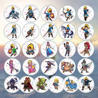  Zelda 2 Kingdom Tear Circle Card Amiibo Compatible NFC Card 26PCS