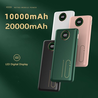 พาวเวอร์แบงค์ 20000mAh 10000mAh ชาร์จเร็ว พร้อมจอแสดงผล LED สําหรับ Xiaomi Samsung S20 iPhone 14