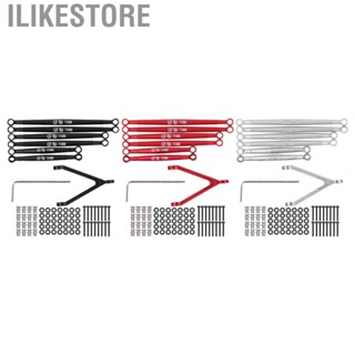 Ilikestore RC Car Pull Rod Kit  RC Car Link Rod Set Lightweight RC Car Accessory Durable Aluminum Alloy Corrosion Resistant  for Maintenance